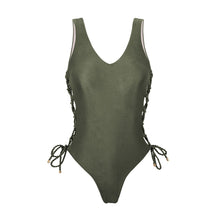 Laden Sie das Bild in den Galerie-Viewer, Product Front: Rio De Sol Badeanzug Croco Zoe