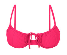 Laden Sie das Bild in den Galerie-Viewer, Product Front: Rio De Sol Oberteil Top Dots-Virtual-Pink Balconet-Tie