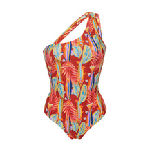 Laden Sie das Bild in den Galerie-Viewer, Product Front: Rio De Sol Badeanzug Sea-Bloom Sienna