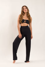 Laden Sie das Bild in den Galerie-Viewer, Image 05: Rio De Sol Strandhosen Black Pants Knot