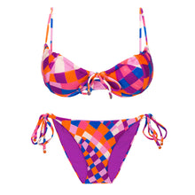 Laden Sie das Bild in den Galerie-Viewer, Product Front: Rio De Sol Set Set Funny Balconet-Tie Ibiza-Comfy
