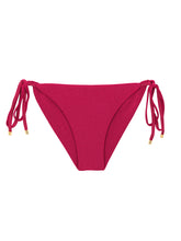 Laden Sie das Bild in den Galerie-Viewer, Product Front: Rio De Sol Unterteil Bottom Shimmer-Desejo Cheeky-Tie-Gold