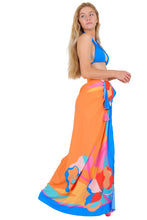 Laden Sie das Bild in den Galerie-Viewer, Image 03: Rio De Sol Pareo Orange Bloom Canga