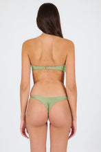 Laden Sie das Bild in den Galerie-Viewer, Model Back: Rio De Sol Set Set Oliva Bandeau-No Nice-Fio