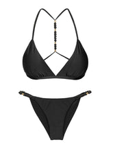 Laden Sie das Bild in den Galerie-Viewer, Product Front: Rio De Sol Set Set Shimmer-Black Tri-Fixo-Noa Cheeky-Noa