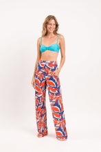 Laden Sie das Bild in den Galerie-Viewer, Image 10: Rio De Sol Strandhosen Leaves Wide Pants