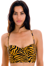 Laden Sie das Bild in den Galerie-Viewer, Gallery: Rio De Sol Oberteil Top Wild-Orange Balconet-Anna