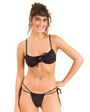 Laden Sie das Bild in den Galerie-Viewer, Gallery: Rio De Sol Set Set Dots-Black Balconet-Tie Pipa