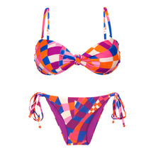 Laden Sie das Bild in den Galerie-Viewer, Product Front: Rio De Sol Set Set Funny Bandeau-Joy Lacinho