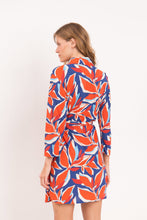 Laden Sie das Bild in den Galerie-Viewer, Image 10: Rio De Sol Hemdblusenkleid Leaves Chemise