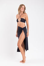Laden Sie das Bild in den Galerie-Viewer, Image 03: Rio De Sol Strandrock Nero Long-Skirt-Knot