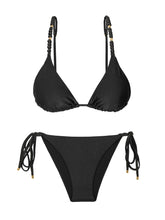 Laden Sie das Bild in den Galerie-Viewer, Product Front: Rio De Sol Set Set Shimmer-Black Lia-Noa Lacinho