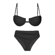 Laden Sie das Bild in den Galerie-Viewer, Product Front: Rio De Sol Set Set Malibu-Black Zaya Amy