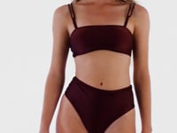Laden und Abspielen von Videos im Galerie-Viewer, Video: Rio De Sol Oberteil Top Barolo Bandeau-Reto