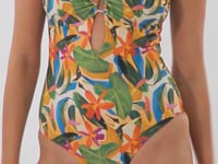 Laden und Abspielen von Videos im Galerie-Viewer, Video: Rio De Sol Badeanzug Tropical Sara-Op