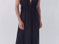 Laden und Abspielen von Videos im Galerie-Viewer, Video: Rio De Sol Strandkleid Black Long Dress Soleil