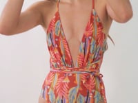 Laden und Abspielen von Videos im Galerie-Viewer, Video: Rio De Sol Badeanzug Sea-Bloom New Vegas