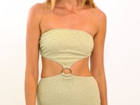 Laden und Abspielen von Videos im Galerie-Viewer, Video: Rio De Sol Mini Dress Brisa-Pistache Lulu Dress