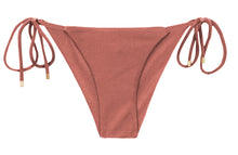 Laden Sie das Bild in den Galerie-Viewer, Product Front: Rio De Sol Unterteil Bottom Shimmer-Copper Cheeky-Tie