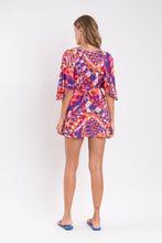 Laden Sie das Bild in den Galerie-Viewer, Model Back: Rio De Sol Mini Dress Funny Mini Dress