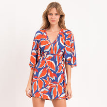 Laden Sie das Bild in den Galerie-Viewer, Gallery: Rio De Sol Mini Dress Leaves Mini Dress