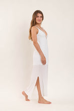Laden Sie das Bild in den Galerie-Viewer, Image 03: Rio De Sol Strandkleid Memphis-White Saida Yara
