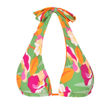 Laden Sie das Bild in den Galerie-Viewer, Product Front: Rio De Sol Oberteil Top Green-Bloom Halter-Double