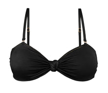 Laden Sie das Bild in den Galerie-Viewer, Product Front: Rio De Sol Oberteil Top Shimmer-Black Bandeau-Joy