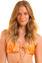 Laden Sie das Bild in den Galerie-Viewer, Gallery: Rio De Sol Oberteil Top Trail-Orange Tank-Tie