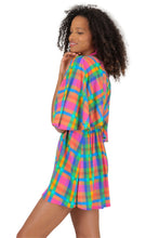 Laden Sie das Bild in den Galerie-Viewer, Image 04: Rio De Sol Mini Dress Tulip-Garden Mini Dress