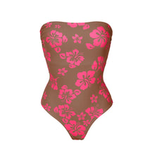 Laden Sie das Bild in den Galerie-Viewer, Product Front: Wednesday In Hawaii By Rio De Sol Badeanzug Pua-Coco-Guava Aloha