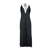 Laden Sie das Bild in den Galerie-Viewer, Product Front: Rio De Sol Strandkleid Black Saida Yara
