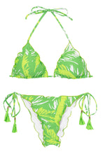 Laden Sie das Bild in den Galerie-Viewer, Product Front: Rio De Sol Set Set Green-Palms Frufru
