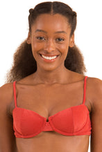 Laden Sie das Bild in den Galerie-Viewer, Gallery: Rio De Sol Oberteil Top Malibu-Chili Balconet
