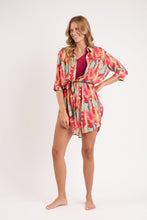Laden Sie das Bild in den Galerie-Viewer, Image 08: Rio De Sol Hemdblusenkleid Sea-Bloom Chemise Gabriele
