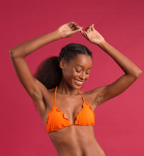 Laden Sie das Bild in den Galerie-Viewer, Image 12: Rio De Sol Oberteil Top Dots-Orange Frufru
