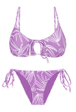 Laden Sie das Bild in den Galerie-Viewer, Product Front: Rio De Sol Set Set Trail-Purple Tank-Tie Ibiza-Comfy
