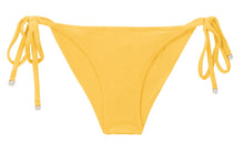 Laden Sie das Bild in den Galerie-Viewer, Product Front: Rio De Sol Unterteil Bottom Malibu-Yellow Cheeky-Tie
