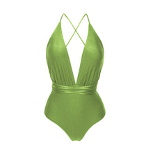 Laden Sie das Bild in den Galerie-Viewer, Product Front: Rio De Sol Badeanzug Shimmer-Botanica New Vegas
