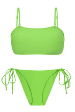 Laden Sie das Bild in den Galerie-Viewer, Product Front: Rio De Sol Set Set Lemon Bandeau-Reto Ibiza-Comfy
