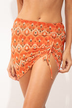 Laden Sie das Bild in den Galerie-Viewer, Gallery: Rio De Sol Strandrock Maracai Mini Skirt Ruched
