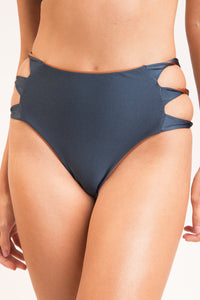 Bottom Nocciola High-Waist-Spin