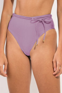 Bottom Shimmer-Harmonia Belted-High-Waist