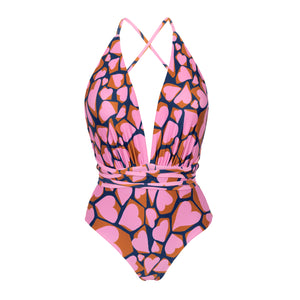 Product Front: Rio De Sol Badeanzug Amore-Pink New Vegas