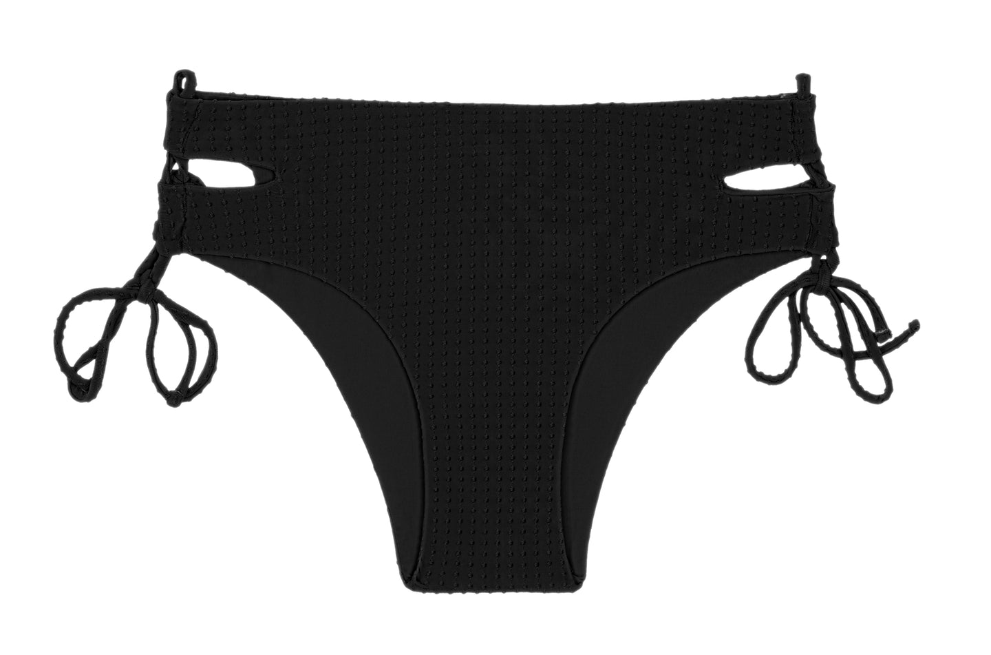 Product Front: Rio De Sol Unterteil Bottom Dots-Black Madrid