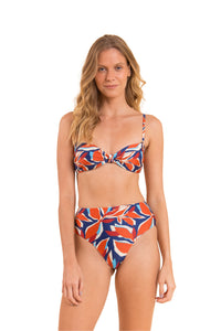 Model Front: Rio De Sol Unterteil Bottom Leaves Hotpants