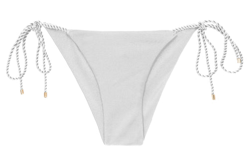 Product Front: Rio De Sol Unterteil Bottom Shimmer-White Cheeky-Rope