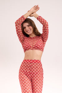 Image 05: Rio De Sol Strandtop Floral-Scales Top Harper