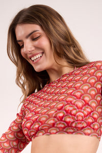 Image 07: Rio De Sol Strandtop Floral-Scales Top Harper