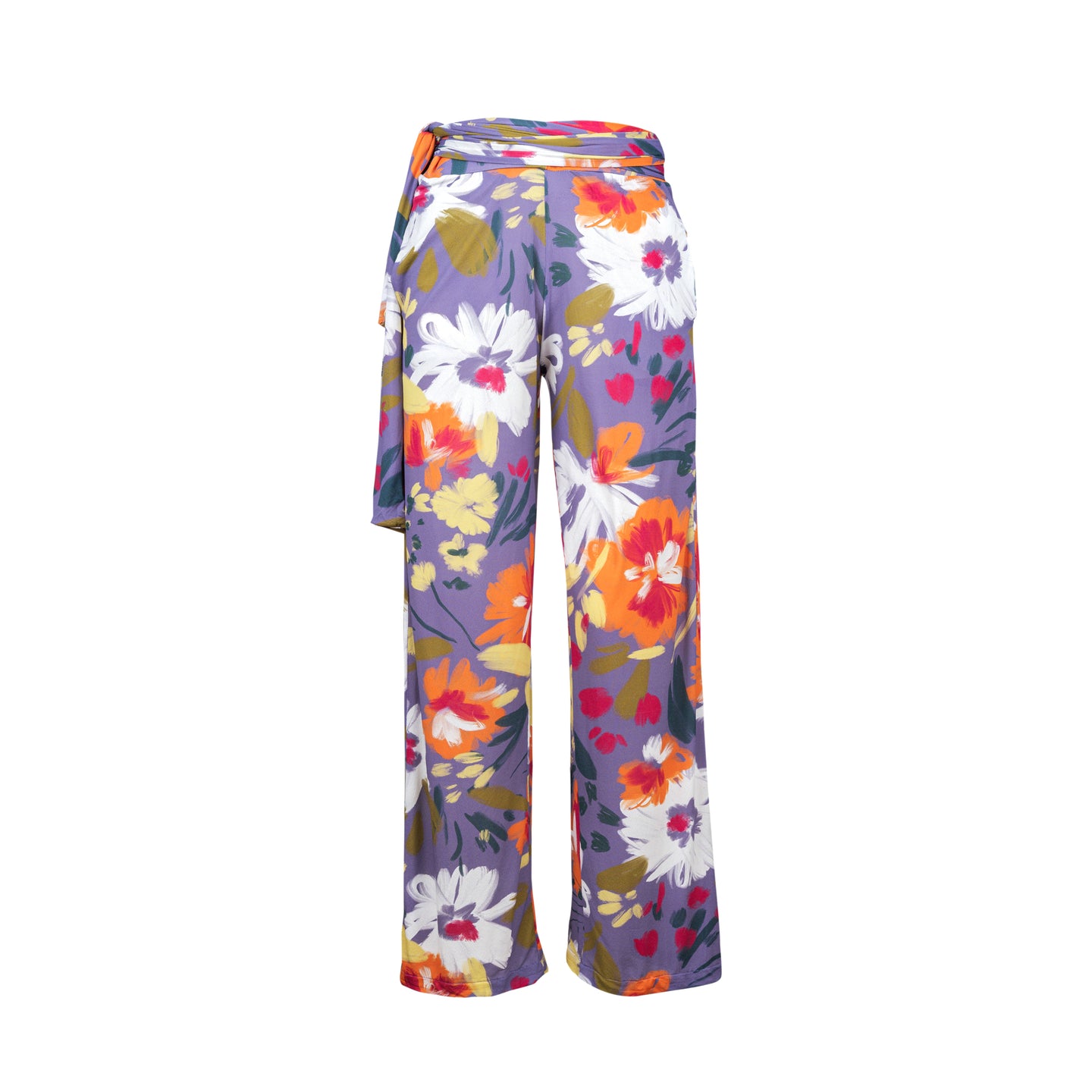 Product Front: Rio De Sol Strandhosen Garden-Flower Pants Knot